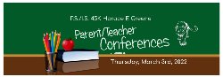 Parent Teacher Conferences Banner 